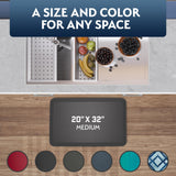 Sky Solutions Anti Fatigue Floor Mat - 3/4" Thick Cushioned Kitchen Rug, Standing Desk Mat - Comfort at Home, Office, Garage - Non Slip, Durable and Sky Solutions