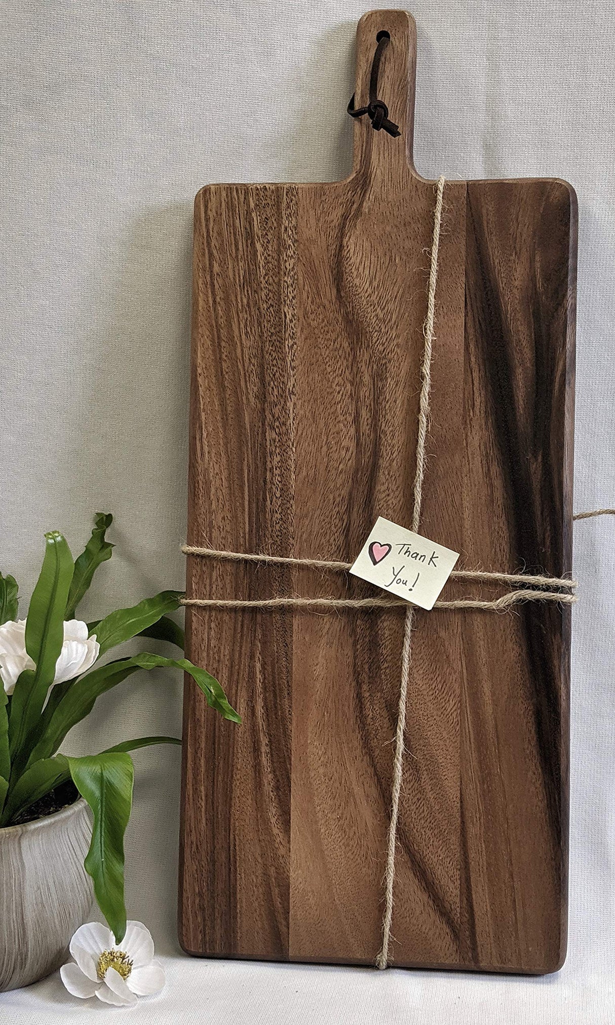 Lipper International Acacia Wood Kitchen Cutting and Serving Board, 21-1/2" x 8-3/4" x 3/4" Lipper International