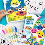 Crayola Baby Shark Color Wonder Pages, Mess Free Coloring For Toddlers, Kids Holiday Gift, Stocking Stuffer, Travel Activities Crayola