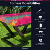 Clear Pour 32oz Epoxy Resin Kit - Premium Crystal Clear Epoxy Resin Kit - Art Resin, Craft, Jewelry Casting, DIY, Tumblers, Wood & Resin Molds Clear Pour