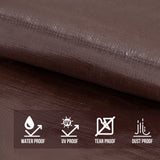 CARTMAN Finished Size 12x20 Feet Extra Thick 12 Mil Heavy Duty Poly Tarp, Multipurpose Protective Cover, UV Resistant, Waterproof Poly Tarpaulin with CARTMAN