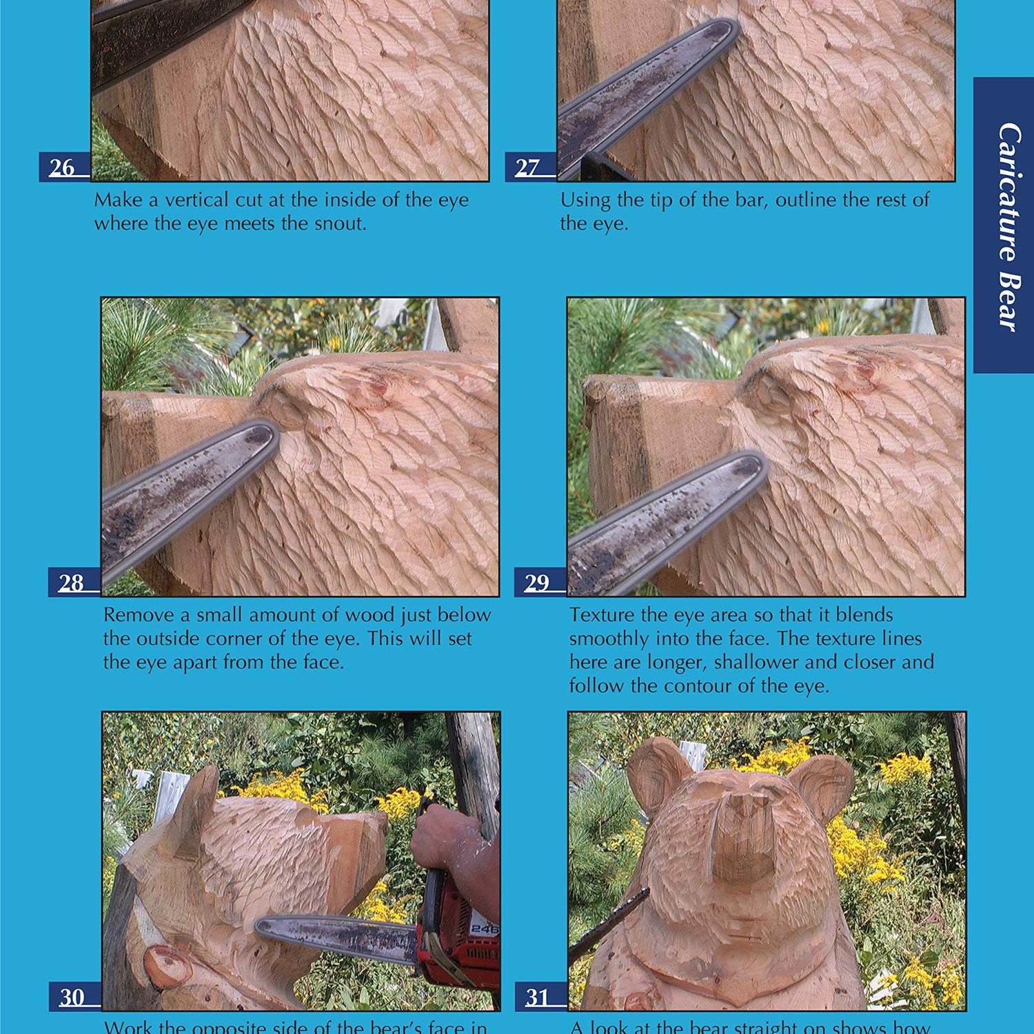 Chainsaw Carving a Bear: A Complete Step-By-Step Guide (Fox Chapel Publishing) Beginner-Friendly Details and Easy-to-Follow Illustrated Instructions Design Originals