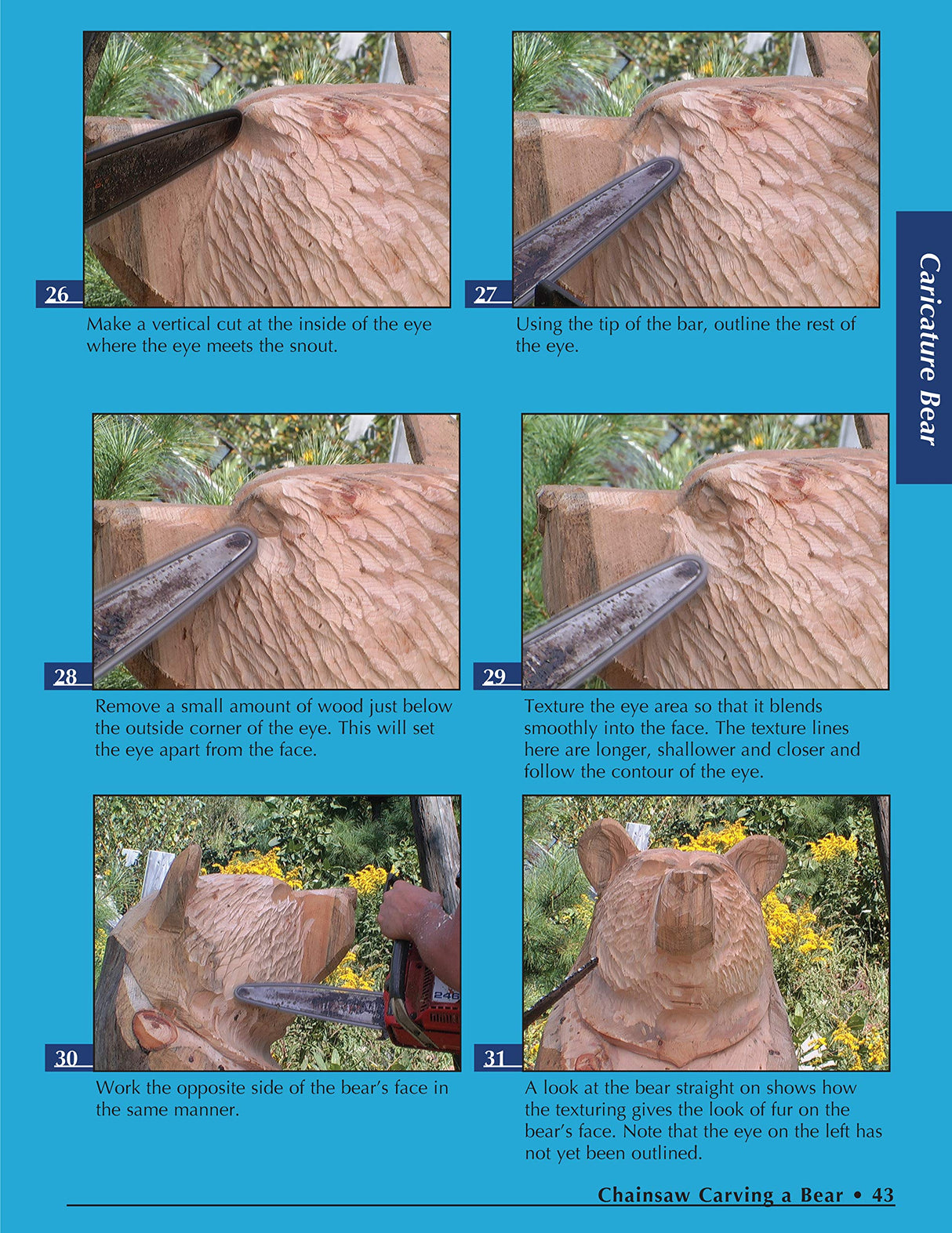 Chainsaw Carving a Bear: A Complete Step-By-Step Guide (Fox Chapel Publishing) Beginner-Friendly Details and Easy-to-Follow Illustrated Instructions Design Originals