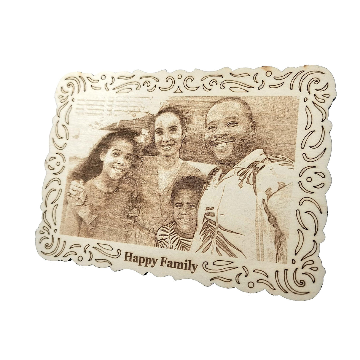 Personalized Engraved Wooden Photo, Custom Photo Engraved for Living Room, Bedroom, Kitchen, Perfect Decoration Gifts for Birthday,Wedding, matili