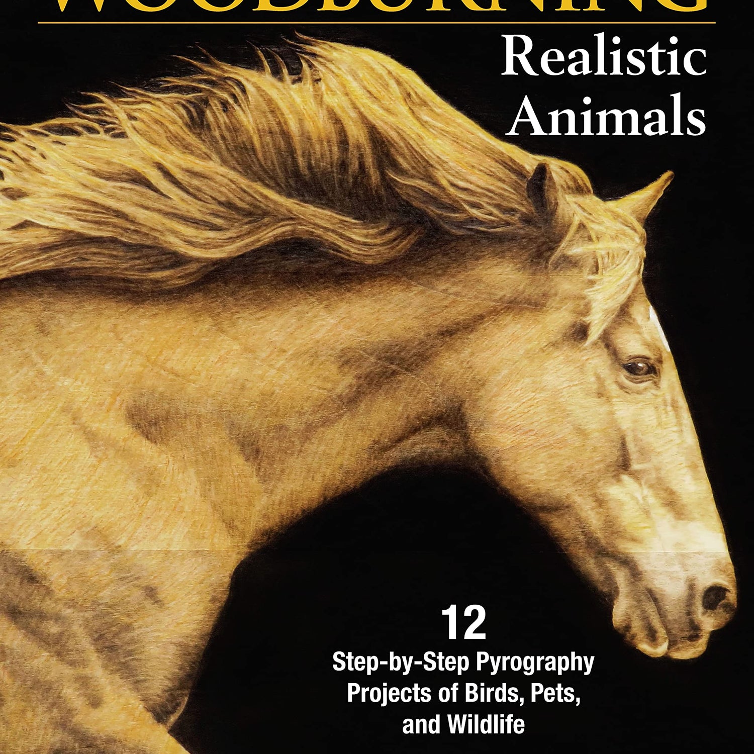 Woodburning Realistic Animals: 12 Step-by-Step Pyrography Projects of Birds, Pets, and Wildlife (Fox Chapel Publishing) Tutorials for Eyes, Fur, Design Originals