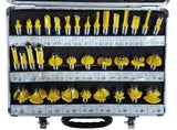 35 Piece Carbide Router Bits Set, 1/2" Shank, Multiple Route Bits, Aluminum Case EDMBG