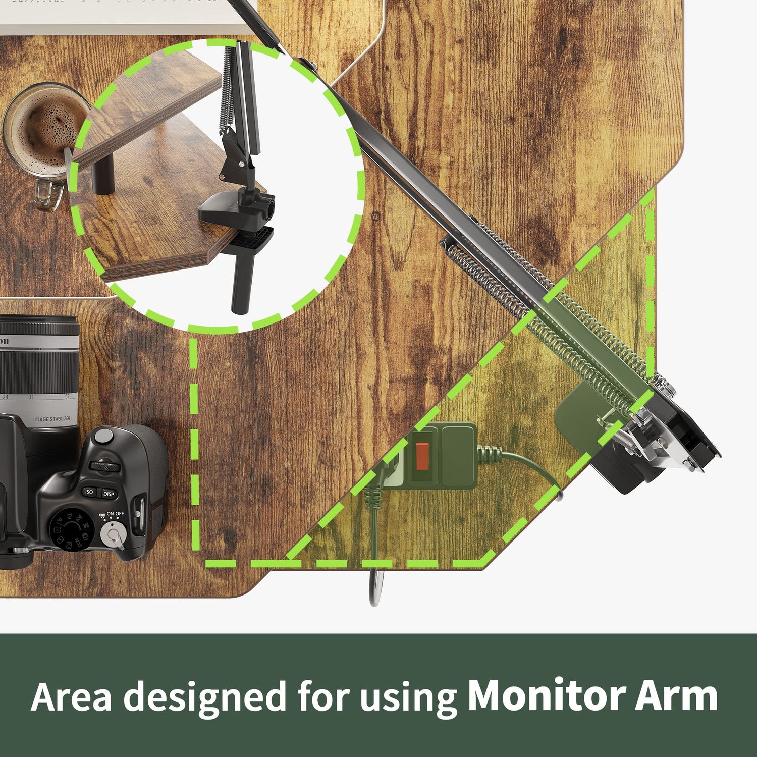 FEZIBO 63" L Shaped Standing Desk with LED Strip, Electric Triple Motor Sit Stand up Corner Desk Height Adjustable with Monitor Stand & Shelves, 2 FEZIBO