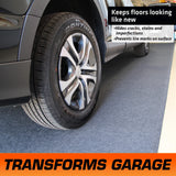 Armor All Original Garage Floor Mat, (17' x 7'4"), (Includes Double Sided Tape), Protects Surfaces, Transforms Garage - Absorbent/Waterproof/Durable Armor All