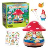 Creativity for Kids Plant and Grow Woodland Forest: Terrarium Kit Activities for Kids, Educational Science and Crafts for Kids Ages 6-8+, Unique Creativity for Kids