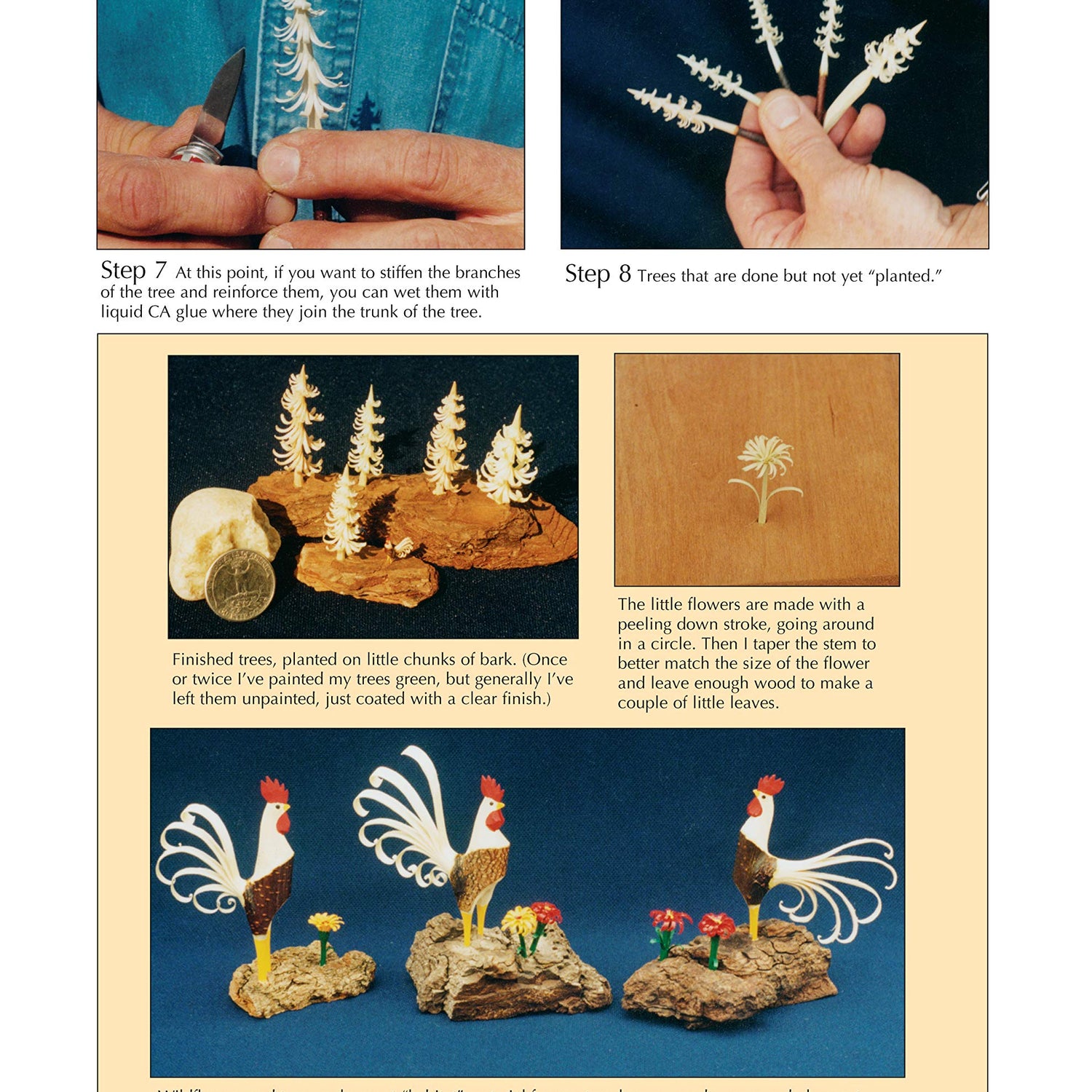 Whittling Twigs & Branches, 2nd Edition: Unique Birds, Flowers, Trees & More from Easy-to-Find Wood (Fox Chapel Publishing) Step-by-Step, Create Design Originals