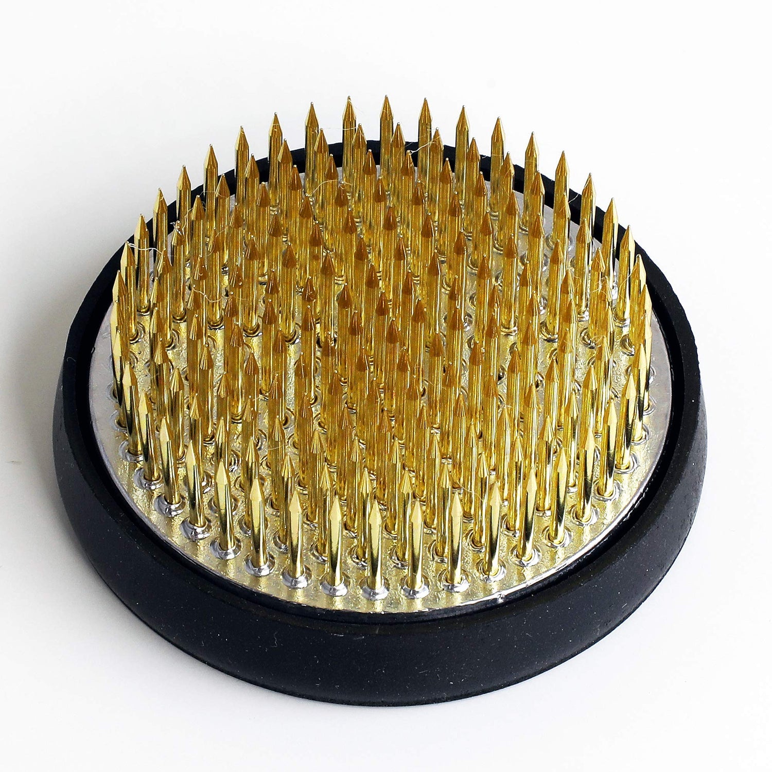 Wazakura Made in Japan Ikebana for Beginners Tool Kit, Minoyaki Brown & Blue Flower Vase, 2.4in (61mm) Brass Kenzan Holder, Cleaner (Minoyaki Wazakura