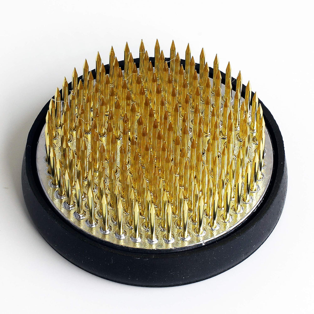 Wazakura Made in Japan Ikebana for Beginners Tool Kit, Minoyaki Brown & Blue Flower Vase, 2.4in (61mm) Brass Kenzan Holder, Cleaner (Minoyaki Wazakura