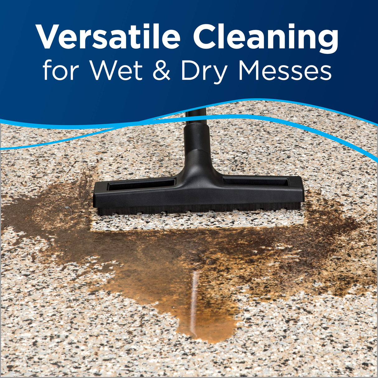 BISSELL Garage Pro Wall-Mounted Wet Dry Car Vacuum/Blower With Auto Tool Kit, 18P03, Stealth Metallic Gray Bissell