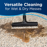 BISSELL Garage Pro Wall-Mounted Wet Dry Car Vacuum/Blower With Auto Tool Kit, 18P03, Stealth Metallic Gray Bissell