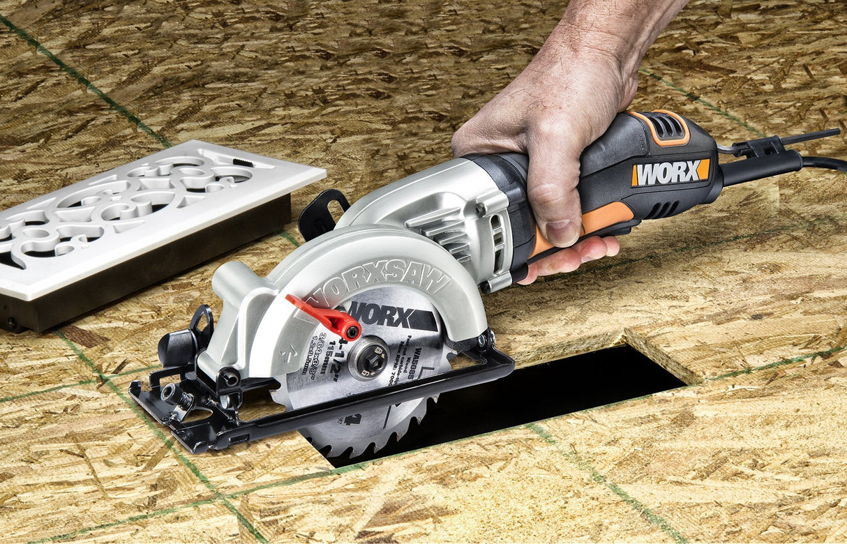 Worx WX429L 4 Amp WORXSAW 4.5" Electric Compact Circular Saw WORX