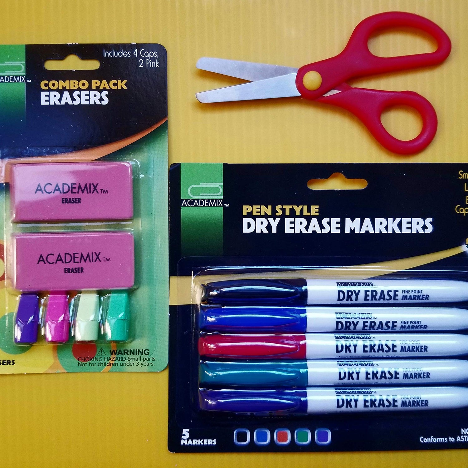 Back to School Supplies Bundle for Pre-K, Kindergarten, 1st, 2nd, 3rd Grade (12) Grand Bay Market