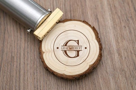 Custom Electric Branding Iron with Personalised Stamp - Handcrafted 200W 110V (1.5") by N-K N-K