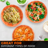 6Pcs Wooden Salad Bowl Set - Decorative Bowls for Kitchen Large Serving Bowls for Entertaining Small Snack Bowls Set Soup - 8 Inch Fruit Bowl for Reluen