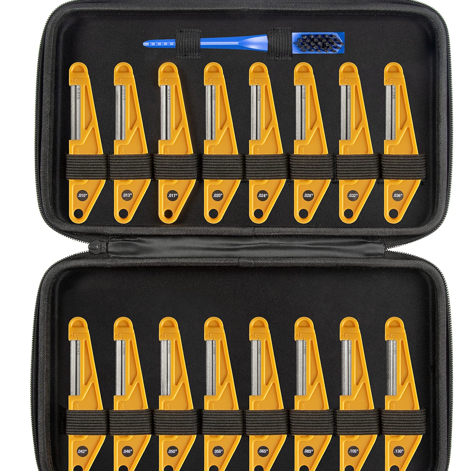 MusicNomad MN676 16 pc. Diamond Coated Guitar Nut Slotting Files Complete Shop Set MusicNomad