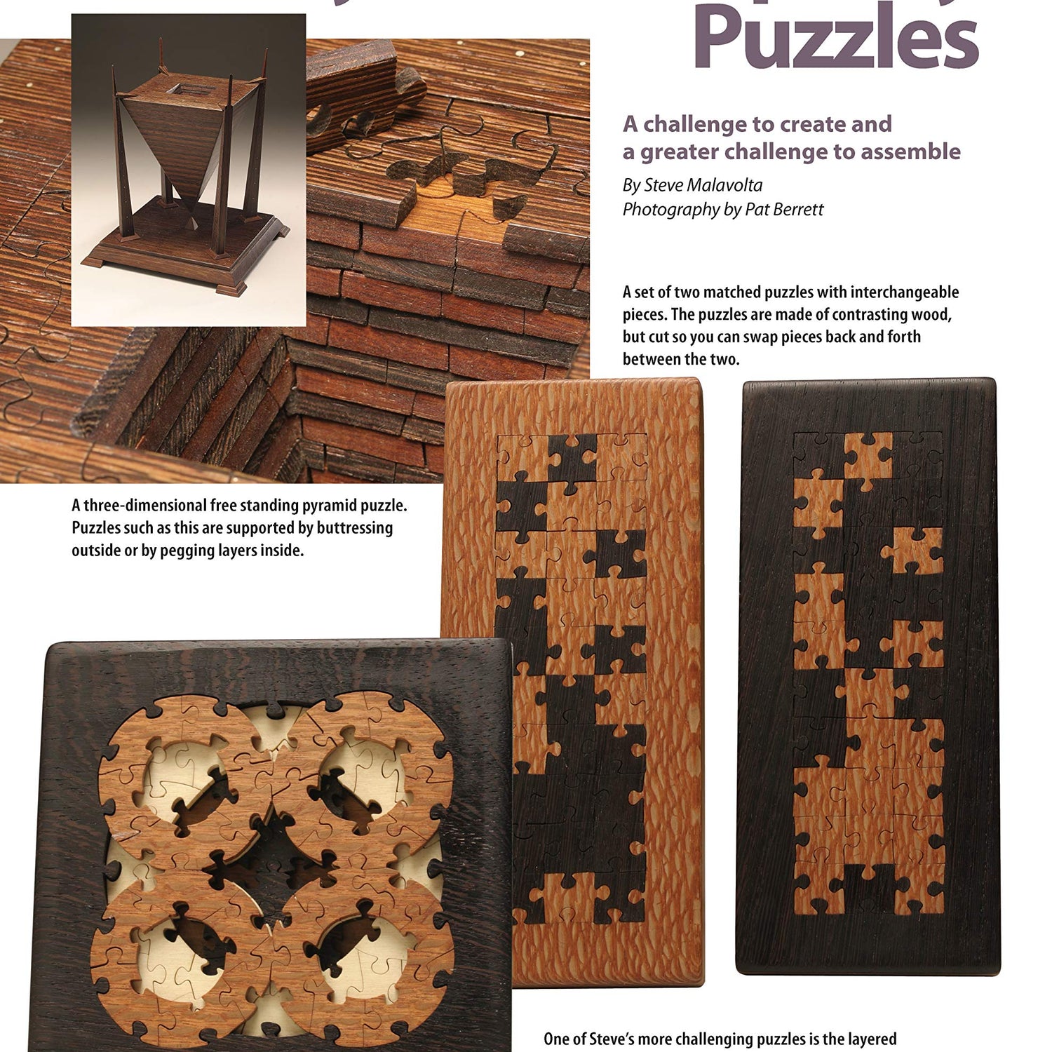 Wooden Puzzles: 31 Favorite Projects and Patterns (Fox Chapel Publishing) Includes Interlocking, Freestanding, Travel-Size, Nested Animals, 3D, Fox Chapel Publishing