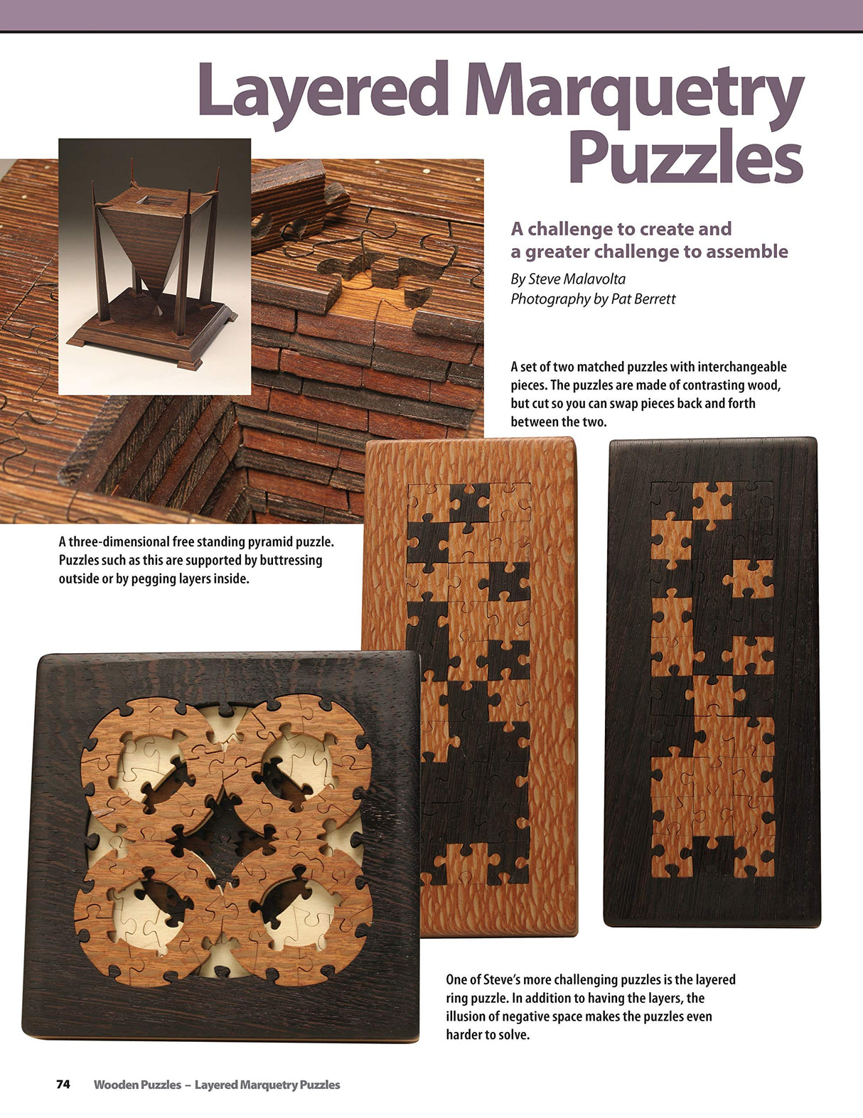 Wooden Puzzles: 31 Favorite Projects and Patterns (Fox Chapel Publishing) Includes Interlocking, Freestanding, Travel-Size, Nested Animals, 3D, Fox Chapel Publishing