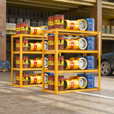 REIBII 40" W Garage Shelving Heavy Duty Garage Storage Shelves Load 2200LBS Adjustable Metal Shelving Unit Heavy Duty Shelving for Garage Shelves REIBII