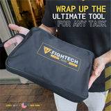 FIGHTECH® Leather Work Apron with Tool Pockets For Welding w Kevlar Stitching | Woodworking Shop | Adjustable M-XXL (Brown, Leather) FIGHTECH