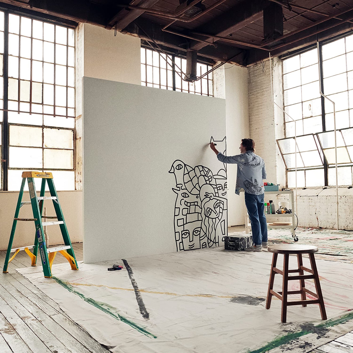 24 Posca Paint Markers, 3M Fine Posca Markers with Reversible Tips, Posca Marker Set of Acrylic Paint Pens | Posca Pens for Art Supplies, Fabric Uni Posca