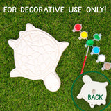 Creative Roots Mosaic Turtle Stepping Stone, Includes 8.25" Ceramic Stepping Stone & 6 Vibrant Paints, Mosaic Stepping Stone Kit, Paint Your Own Creative Roots
