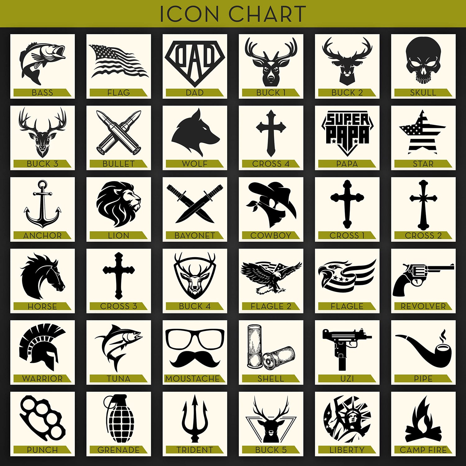 Gifts for Men, Personalized Engraved Walnut Wood Pocket Knife - 36 Icons, 13 Stylish Font - Custom Knives Customization Mill