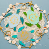 Turtle Wood Cutout 10 x 12 inches, Pack of 2 Wood Crafts Unfinished Sea Animal Cutout, Wooden Shapes for Crafts/Decor, by Woodpeckers Woodpeckers