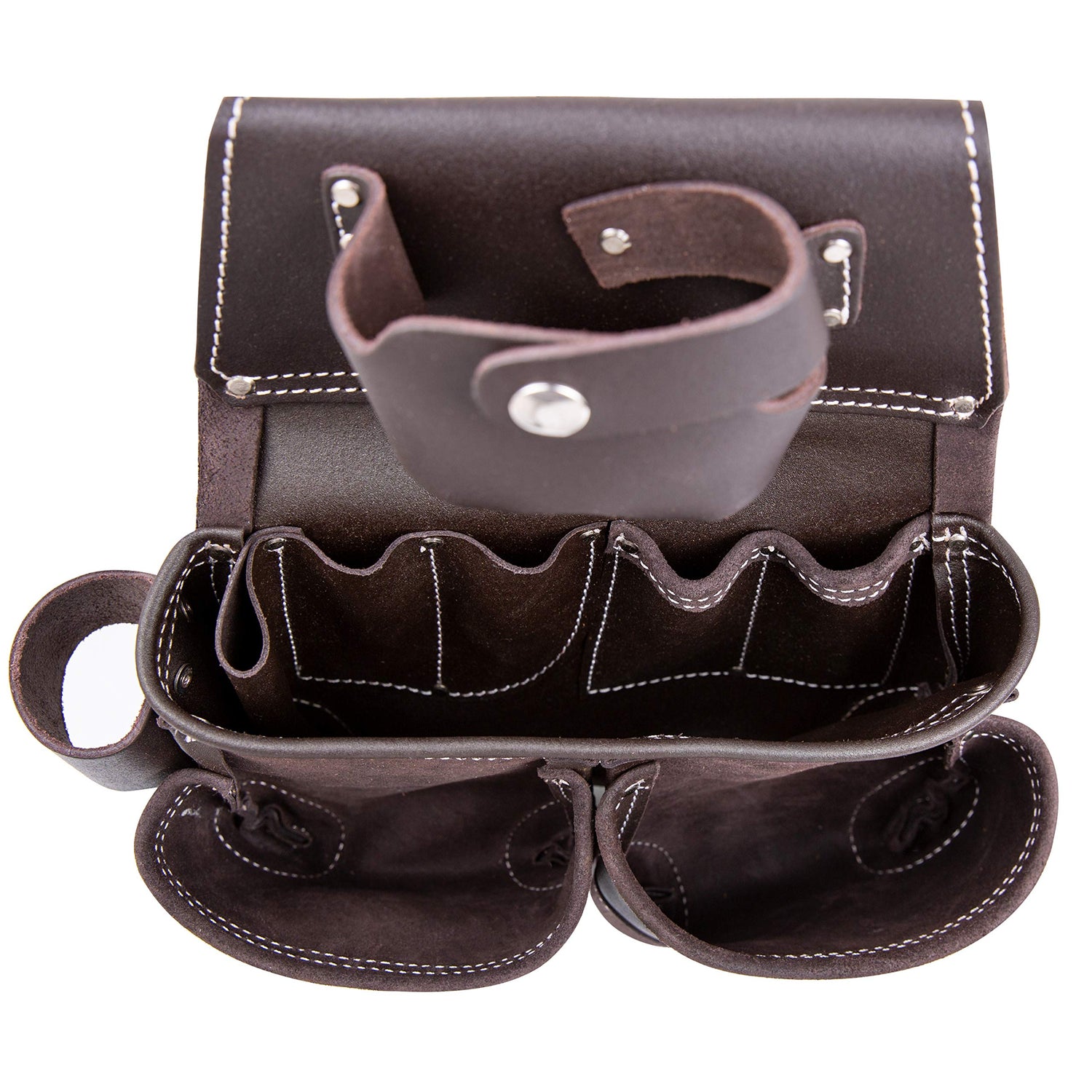 LAUTUS Oiled Tanned Rig Tool Belt/Pouch/Bag, Carpenter, Construction, Framers, Handyman, Electrician LAUTUS