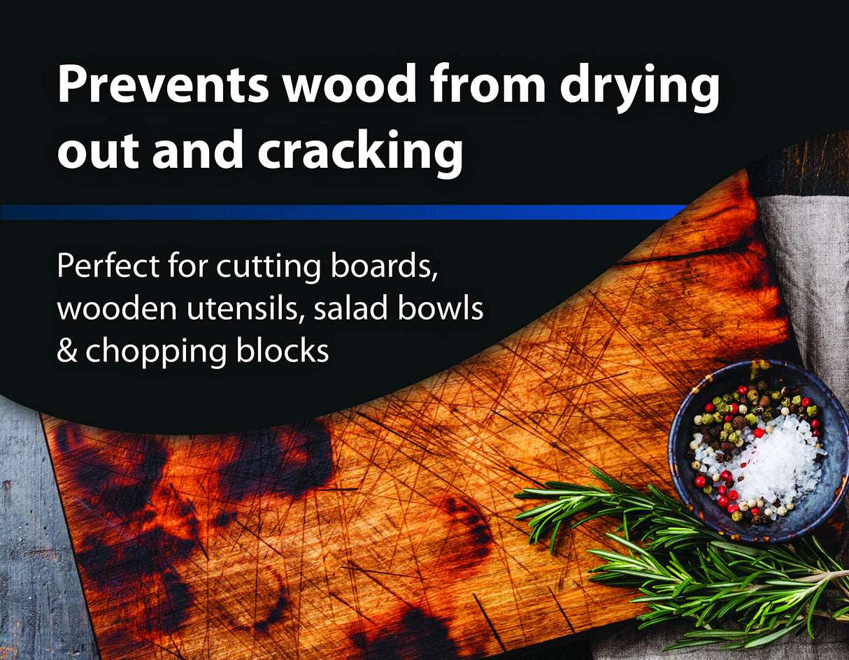 NSF Certified Food Grade Mineral Oil - Gallon (128oz), Certified Food Safe Conditioner for Wood Cutting Boards, Butcher Blocks and Stainless-Steel Sanco Industries