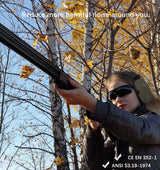 PROHEAR 016 Shooting Ear Protection Earmuffs 2 Pack, NRR 26dB for Gun Range, Hunting -Black and Green PROHEAR