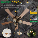 EROMMY 10'x13' Hardtop Gazebo Outdoor Aluminum Wood Grain Gazebos with Galvanized Steel Roof and Mosquito Net for Patios, Deck, Backyard, Curtains & EROMMY