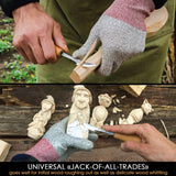 Wood Carving Whittling Knife BeaverCraft C17P Whittling Tools Wood Carving Tools Carving Knife Woodworking Carbon Steel Whittling Knives Wood Carving BeaverCraft