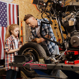 Olsa Tools Magnetic Socket Organizers | 3 Piece Set Socket Holder Kit | 1/2-inch, 3/8-inch, & 1/4-inch Drive | SAE Red | Holds 68 Sockets | Olsa Tools