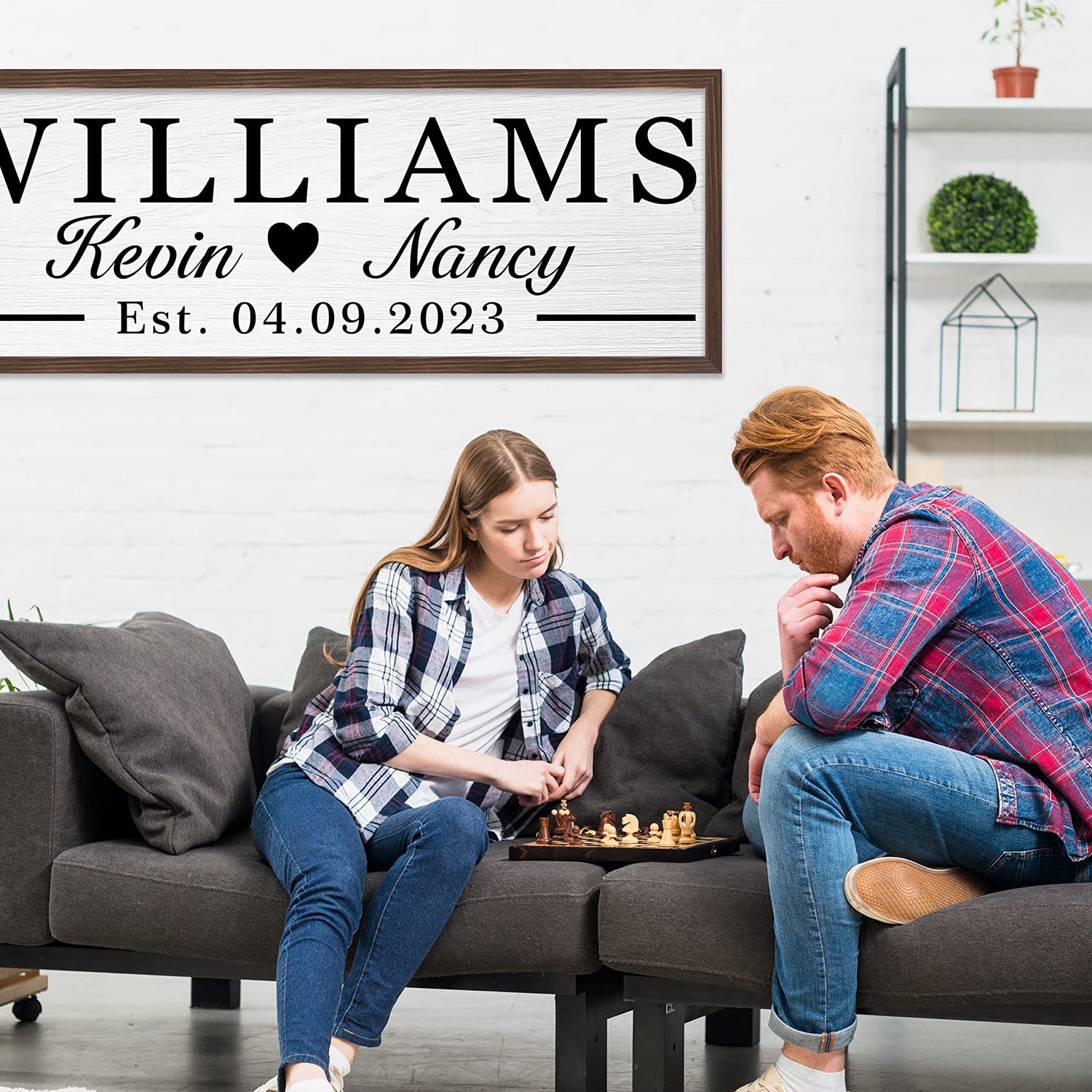 Last Name Signs for Home Personalized Bridal Shower Gift Personalized Wedding Gift Personalized Engagement Gifts Wood Wedding Sign Personalized YCHARTSIGN