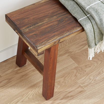 Deco 79 Wood Handmade Natural Bench, 44" x 14" x 19", Brown