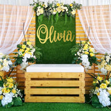 Personalized Nursery Décor 6" - 60" Wide, Custom Wooden Name Sign, Name Sign for Boy or Girl, Wedding Shower Gift, Personalized Children's Room Sign LONG DOORS