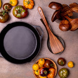 Avocrafts Kitchen Utensil Set for Cooking, Wooden Cooking Spoons and Spatulas, Set of 7 (Add Holder) Avocrafts