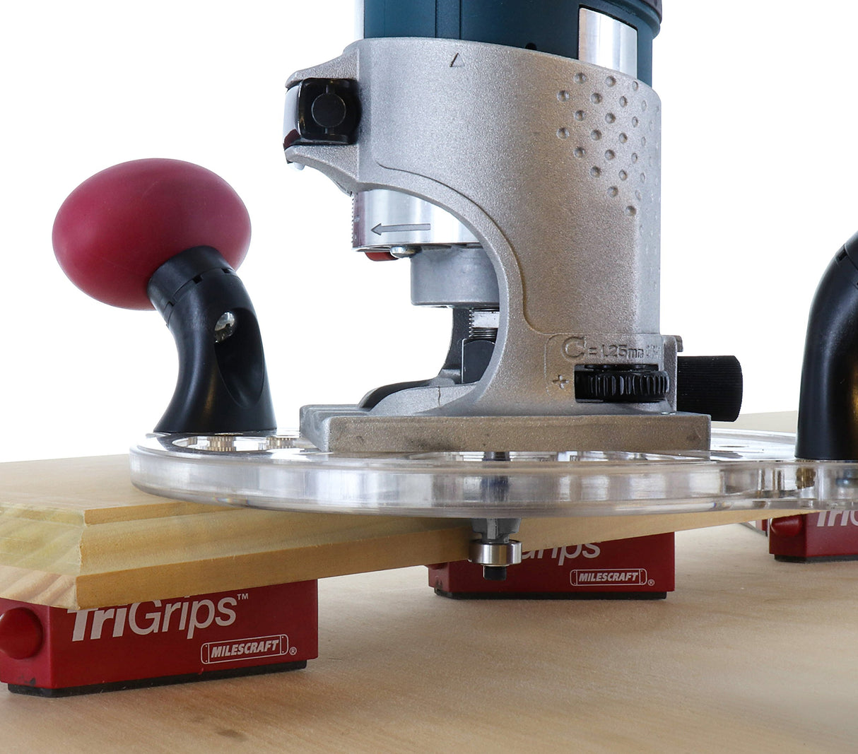 Milescraft 1225 Compact Sub Base - Universal Router Guide Sub Base for Compact Routers - Compatible with Porter Cable Style Routers, As Shown in Milescraft