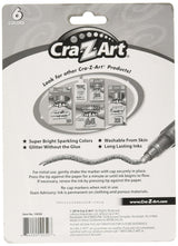 Cra-Z-Art Glitter Markers, 6 Count (10050) Cra-Z-Art
