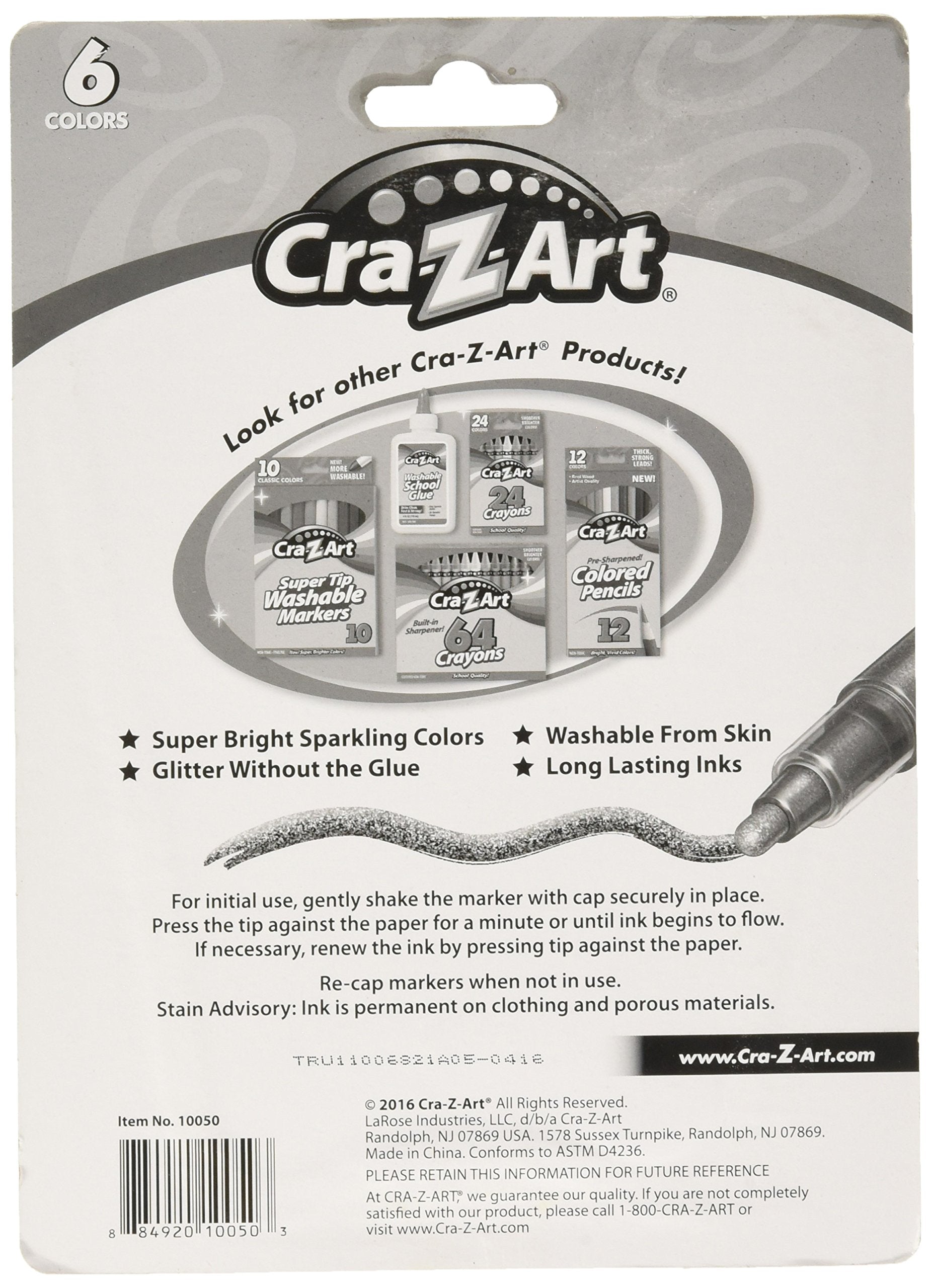  Cra-Z-Art Classic Fineline Markers, 10pk