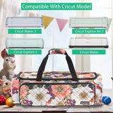 IMAGINING Carrying Case Bag Compatible with Cricut Maker, Maker 3, Explore Air 2, Explore 3, Large Opening Cricut Storage for Cricut Accessories IMAGINING