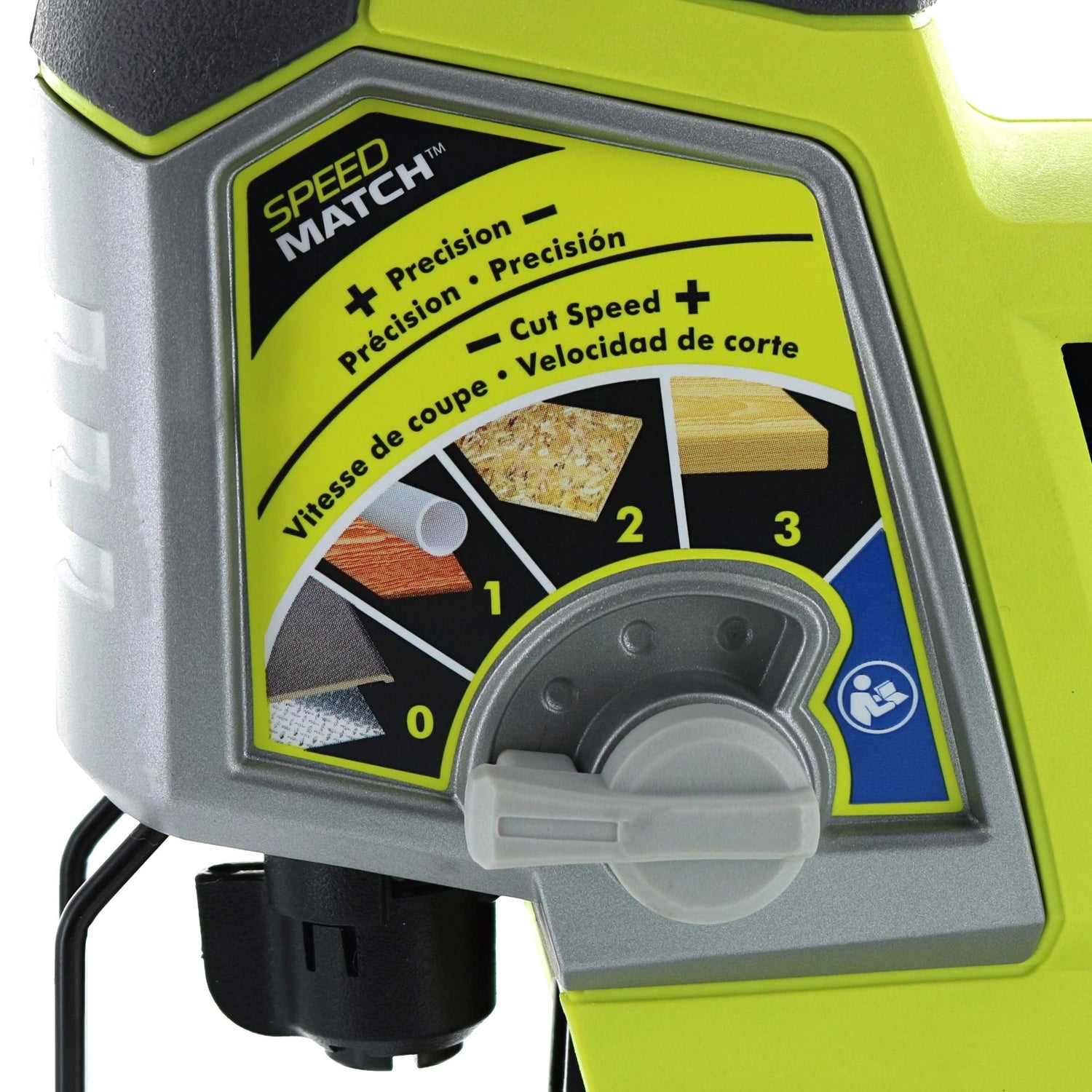 Ryobi JS481LG 4.8 Amp Corded Variable Speed T-Shank Orbital Jig Saw w/ Onboard LED Lighting System Ryobi