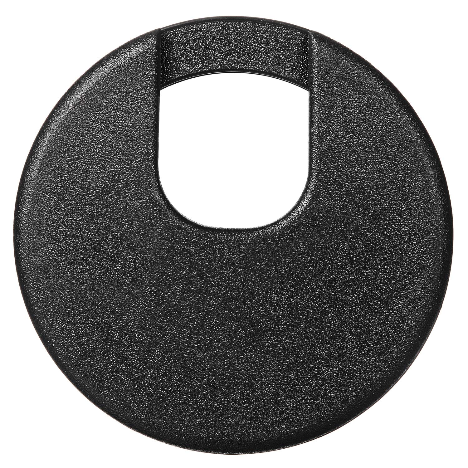 SATINIOR 10 Packs Black Desk Cable Wire Grommet Cord, PC Computer Desk Plastic Grommet Cord, Tidy Cable Hole Cover Organizers (Black, 50 mm/ 2 Inch SATINIOR