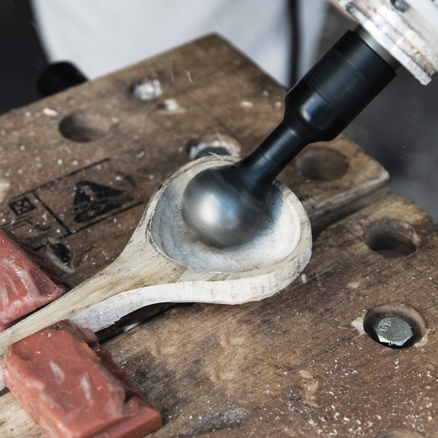 ARBORTECH Ball Gouge | Ø 30 mm Spherical Shaped Wood Gouge Power Carving Attachment for Angle Grinder | BAL.FG.2000 ARBORTECH