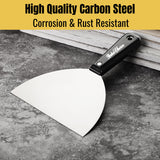 Bates- Putty Knife, 6 Inch, Flexible, Spackle Knife, Scrapper, Metal Scraper, Drywall Spackle, Paint Scraper Tool, Putty Knife Scraper, Metal Paint Bates Choice