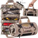 The Ryker Bag Tool Organizer - Small Tool Bag with Zipper, ToolBag W/2 Detachable Pouches - Heavy Duty Roll Up Tool Bag Organizer -Mechanic Tool Bags The Ryker Bag